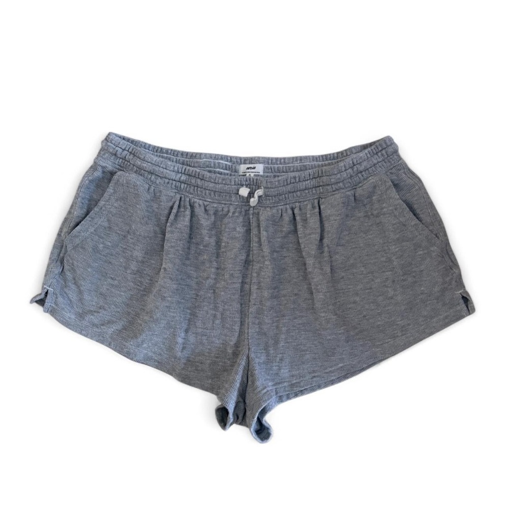 Aerie ribbed sweat shorts